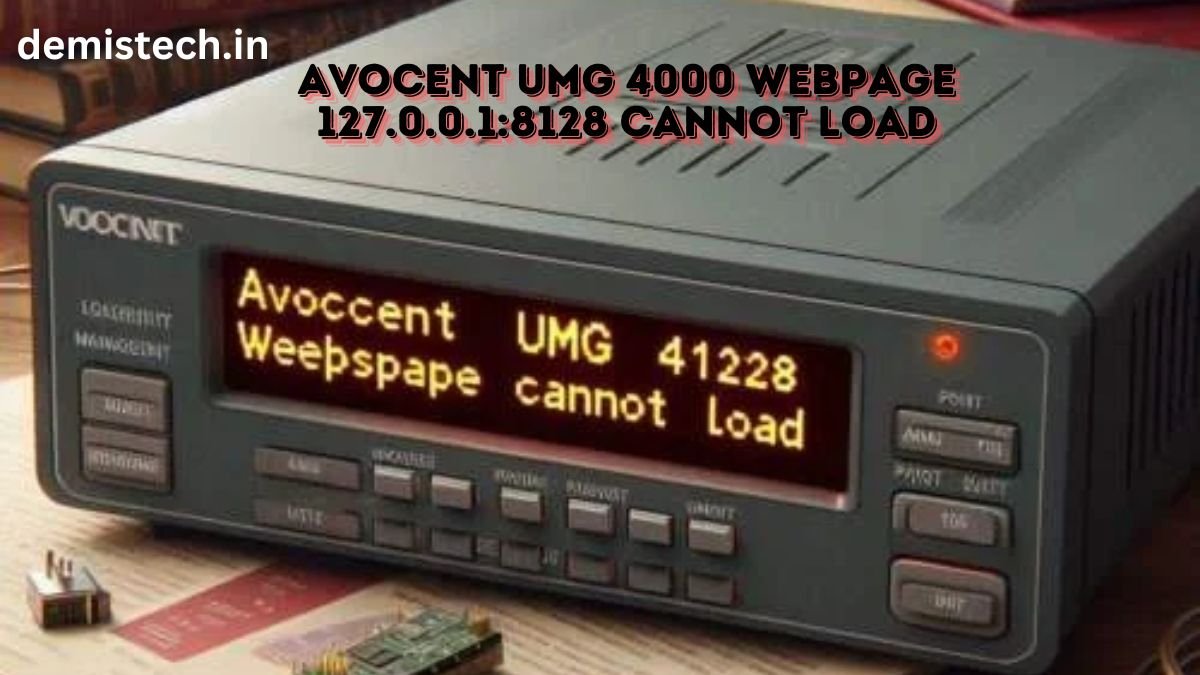 Avocent umg 4000 webpage 127.0.0.1:8128 cannot load